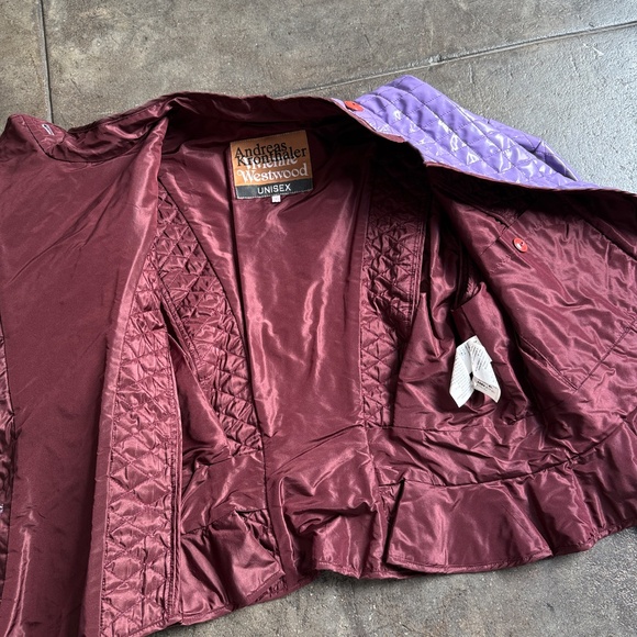 Vivienne Westwood 2017 2k$+ Andreas Kronthaler Padded Purple Jacket - Picture 10 of 16